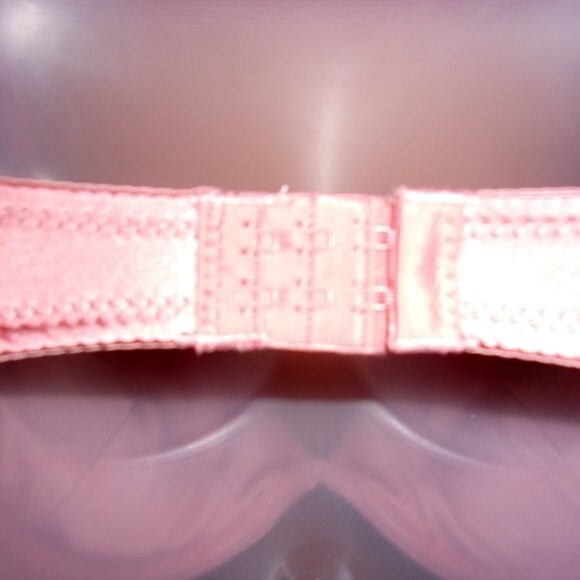 Youmita Old Rose Shiny Push-Up Plunge 34C Bra NWT - Picture 6 of 16
